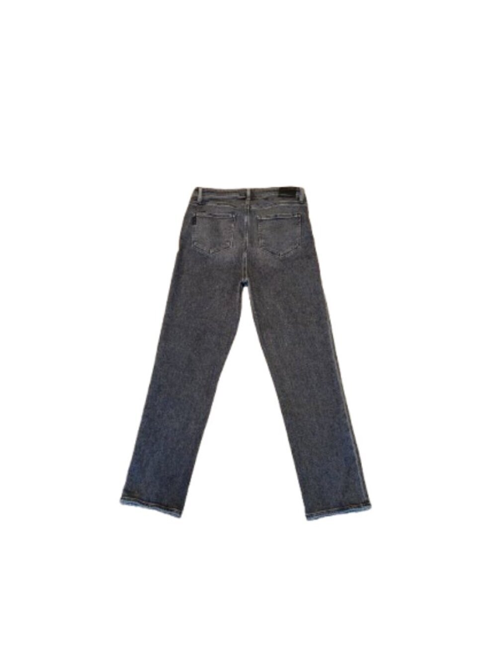 Revolve PAIGE Ash Black High-Rise Stella Straight Denim Jeans (Size: 32) - Picture 4 of 6